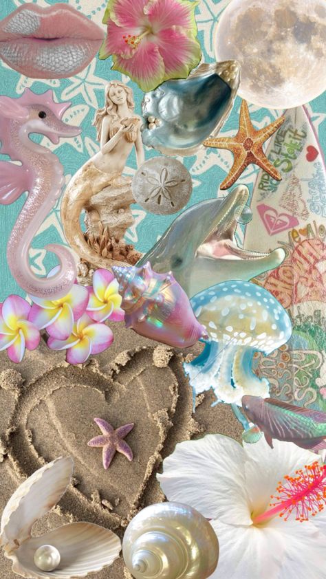 Mermaid Crafts, Mermaid Outfit, Mermaid Aesthetic, Rainbow Bright, Summer Wallpaper, Aesthetic Collage, Screen Savers, Nails Inspiration, Tattoos For Women