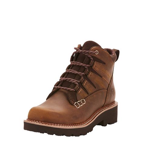 Ariat Womens Boots, Brown Hiking Boots, Ariat Boots, Around The Campfire, Brown Fits, Western Boots Women, Hiking Shoes, Casual Boots, Work Boots