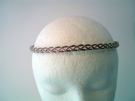 SCA Celtic Weave Award of Arms Circlet, all colors available. Celtic Headband, Anglo Saxon Clothing, Medieval Dresses, Purple Queen, Sca Garb, Celtic Weave, Wedding Options, Medieval Dress, Iron Age