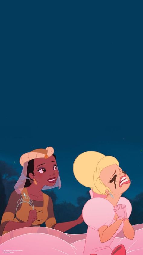 Tiana And Lottie Matching Pfp, Lottie And Tiana, Lottie Princess And The Frog, Tiana And Lottie, Tiana And Charlotte, Charlotte Wallpaper, Charlotte La Bouff, Tiana Disney, Princesa Tiana