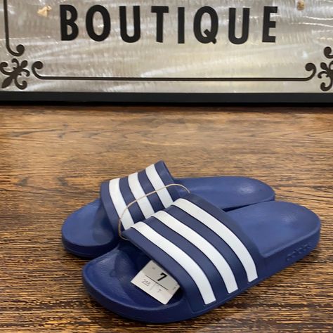 Adidas Adilette Aqua Men’s Sandals Size 7 New Never Worn. Ab1 Adidas Flip Flops, Adidas Shoes Mens, Adidas Adilette, Red Sandals, Red Adidas, Shoes Adidas, Slides Shoes, Blue Adidas, Adidas Yeezy