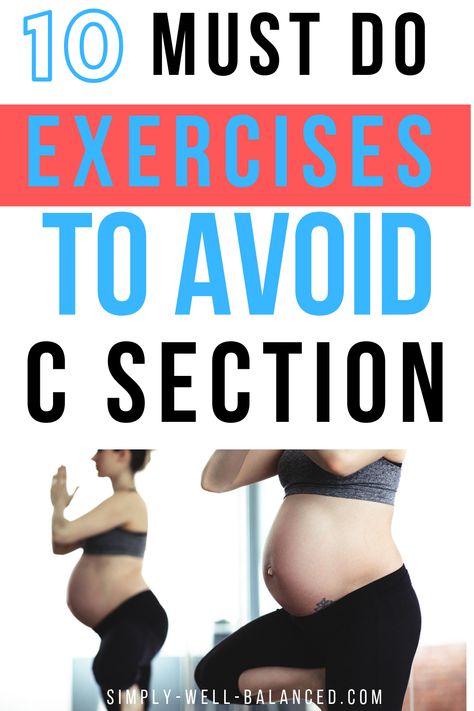 Hoping to avoid a c-section? Be sure to do these prenatal exercises to get the baby in the correct position before labor. How to prevent breech presentation with exercise and yoga. #labor #yoga #vbac #csection #pregnancy Exercises To Help With Labor, Cervix Opening Exercises, Prenatal Snacks, Labor Yoga, Exercise When Pregnant, Prenatal Exercises, Mommy Body, Prenatal Fitness, Breech Babies