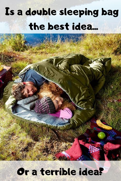 is a double sleeping bag the right choice Camping Couples, Double Sleeping Bag, Truck Tent, Backpacking Camping, Camping Mattress, Sleeping Bags, Camping Backpack, Adventure Camping, Camping And Hiking