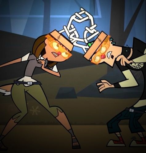 total drama Courtney And Duncan, Matching Pdp, Courtney Total Drama, Duncan And Courtney, Duncan Total Drama, Drama Tv, Drama Tv Series, Drama Total, Fandom Memes