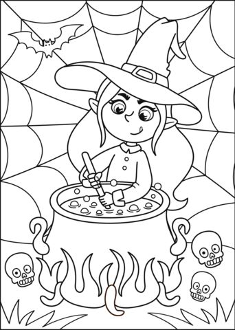 Imprimibles Halloween, Free Halloween Coloring Pages, Halloween Coloring Sheets, Witch Coloring Pages, Witch Pictures, Rainbow Canvas, Halloween Coloring Book, Coloring Page Ideas, Fall Coloring Pages