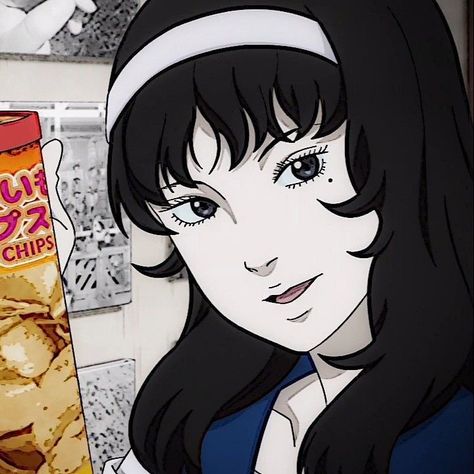 Tomie Anime, Tomie Kawakami, Tomie Junji Ito, Pfp Pics, Japanese Horror, Funny Women, Heart Emoji, Junji Ito, Pfp Ideas