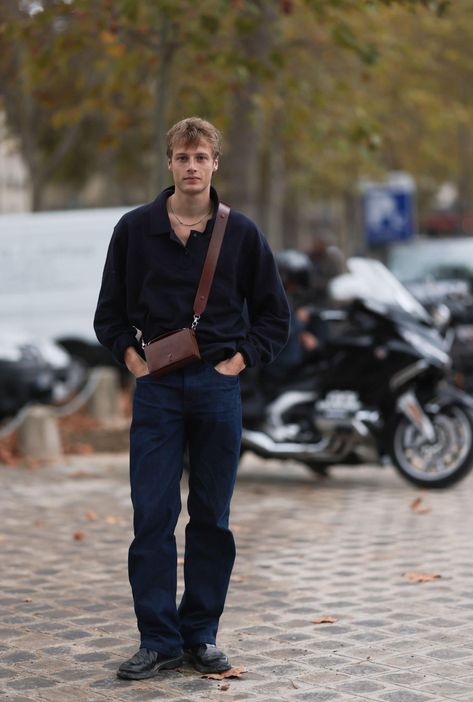 Dark Blue Sweater Outfit Men, Dark Navy Jeans Outfit, Dark Blue Jeans Outfit Men, Navy Jeans Outfit, Laughton Scott, Dark Blue Jeans Outfit, Hugh Laughton Scott, Hugh Laughton, Blue Outfit Men