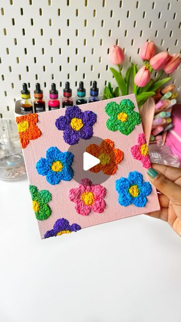 How To Create Texture On Paper, Paper Mache Art On Canvas, Napkin Painting, Texture Art For Kids, Canvas Painting For Kids, Tissue Art, Taylor Swift August, Kids Canvas Painting, Textured Paper Art