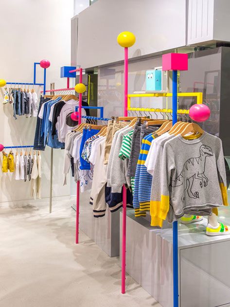 Kids Store Display, Kids Clothing Store Design, Clothing Store Displays, Clothing Store Interior, Clothing Store Design, Store Design Boutique, Childrens Clothing Stores, Boutique Display, Ideas Clothes