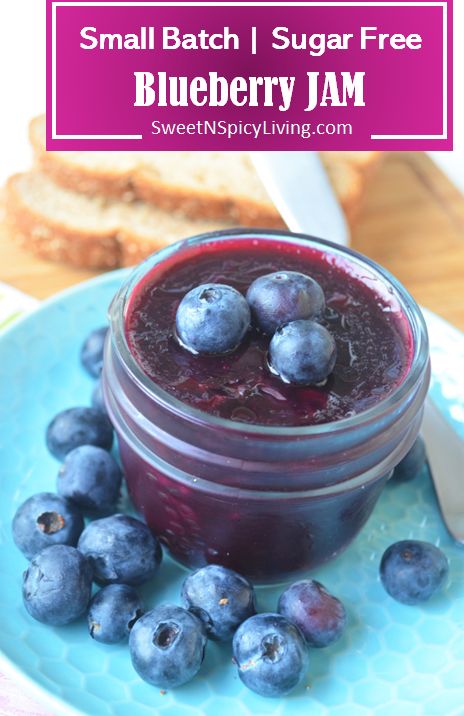 Homemade Cherry Sauce, Sugar Free Jam Recipes, Jam Without Pectin, Jam Canning, Blueberry Jelly, Blueberry Jam Recipe, Sugar Free Jam, Canning Jam, Cherry Sauce