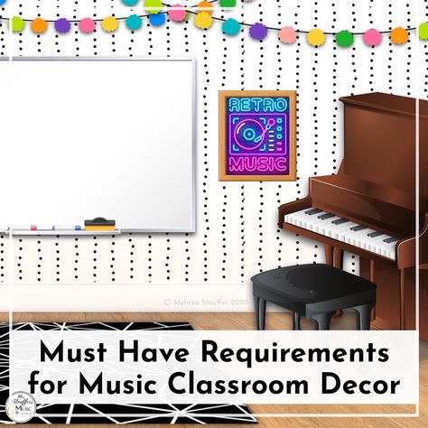 Must Have Requirements for Music Classroom Decor - Mrs. Stouffer's Music Room Music Anchor Charts, Music Classroom Decor, Parent Volunteers, About Music, Pocket Chart, Classroom Walls, Music Classroom, Teaching Music, Student Reading