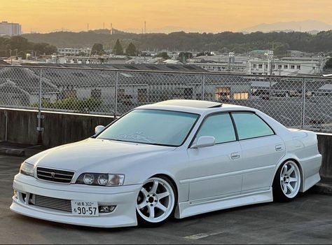 Chaser Jzx100, Lexus Ls, Stance Cars, Best Jdm Cars, Street Racing Cars, Ae86, White Car, Street Racing, Japan Cars