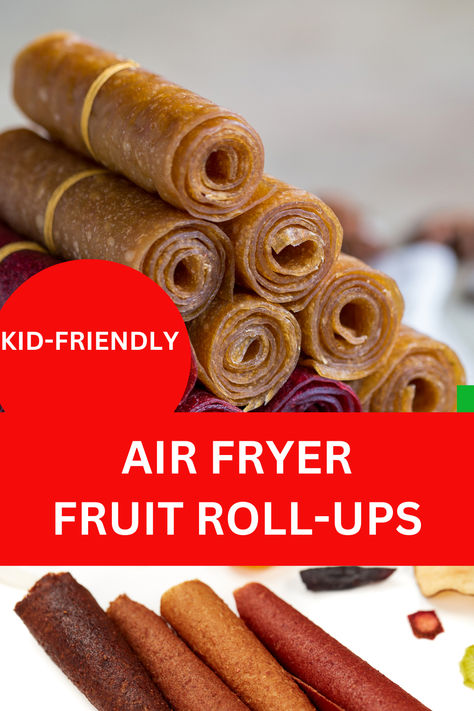 Fruit roll-ups are a beloved snack among kids, and I can attest that mine can’t get enough of them! But did you know you can easily make homemade fruit roll-ups in your air fryer oven using the dehydrator function? This fruit roll-up recipe is fantastic and ensures that the fruit leather remains shelf-stable. Enjoy the fun of creating your own delicious and healthy snacks right at home! Fruit Leather Recipe Air Fryer, Dehydrated Fruit Roll Ups, Dehydrated Fruit In Air Fryer, Fall Snacks Kids, Fruit Roll Up Recipe, Fruit Leather Recipe Dehydrator, Dehydrated Watermelon, Homemade Fruit Roll Ups, Dehydrator Recipes Fruit