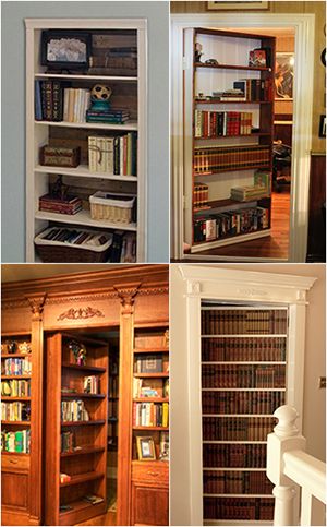 Bookshelf Door Secret, Secret Door Bookshelf, Secret Room Ideas, Secret Bookcase Door, Bookcase Door Diy, Secret Door Ideas, Hidden Bookshelf Door, Secret Room Doors, Hidden Bookshelf