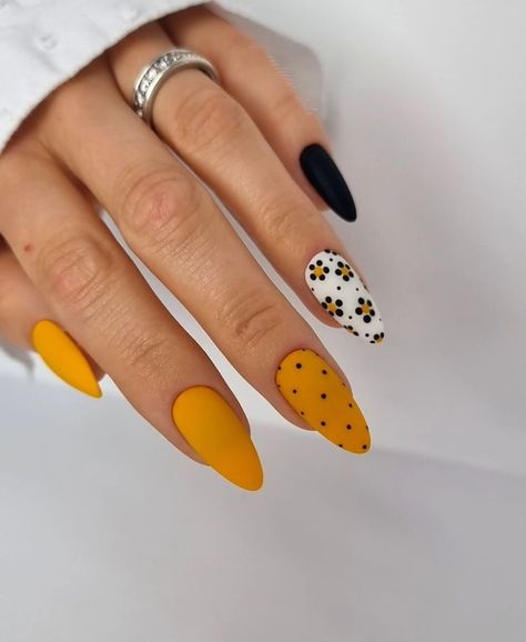 Pumpkin Nails
Fall Nail Art
Fall Nail Design
Fall Nail Acrylic
Fall Nail Ideas
Fall Nail Inspiration 
Fall Nails Simple
Fall Nails 2023
Nude Nails
Brown Nails
Fall Nail Inspo Almond Pumpkin Nails, Autumn Yellow Nails, Mustard Yellow Fall Nails, Velma Nails, Fun Fall Nail Designs, 70s Nails Retro, Orange Nail Ideas, Sunflower Nails, Pumpkin Nails