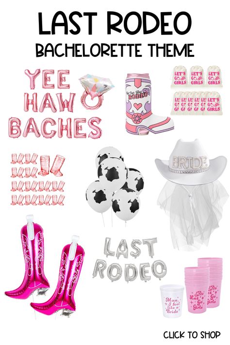 Western Theme Hens Party, Final Rodeo Bachelorette Party, Farmer Bachelorette Party, Brides Last Ride Bachelorette Party, Not My First Rodeo Bachelorette, Last Rodeo Aesthetic, Bachelorette Party Ideas Country Western Theme, Farm Themed Bachelorette Party, Western Glam Bachelorette Party