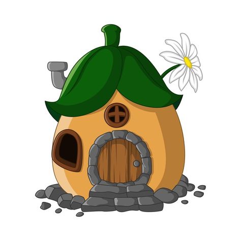 Home Cartoon Houses, House Cartoon Drawing, Small House Cartoon, Small House Drawing, Cartoon Houses, Bug Cartoon, Cute Small Houses, 60s House, Vector House