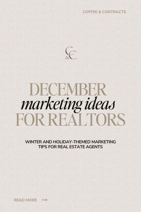 Realtor Holiday Marketing, December Realtor Posts, Realtor Christmas Marketing, December Real Estate Posts, Holiday Real Estate Posts, Holiday Real Estate Marketing, Real Estate Post Ideas, December Coffee, Holiday Real Estate