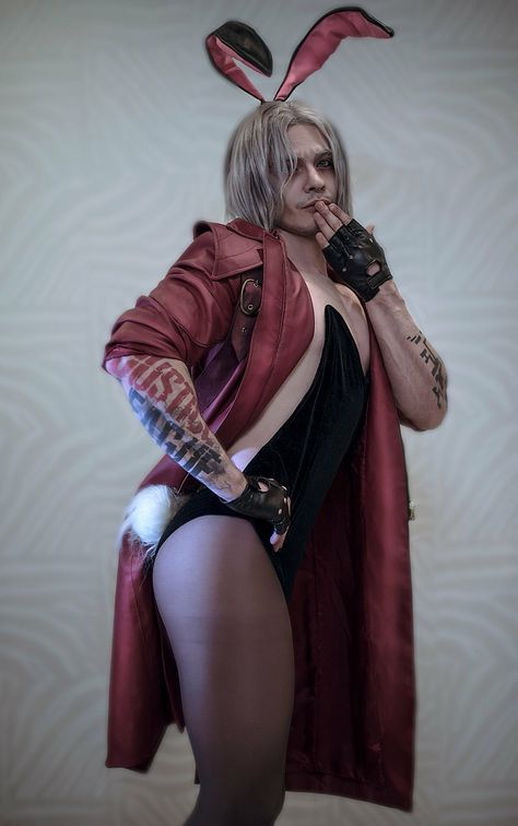 Dante Cosplay, Jojos Bizarre Adventure Jotaro, Beautiful Cosplay, Dante Devil May Cry, Dmc 5, Bunny Suit, Amazing Cosplay, Dont Cry, Devil May Cry