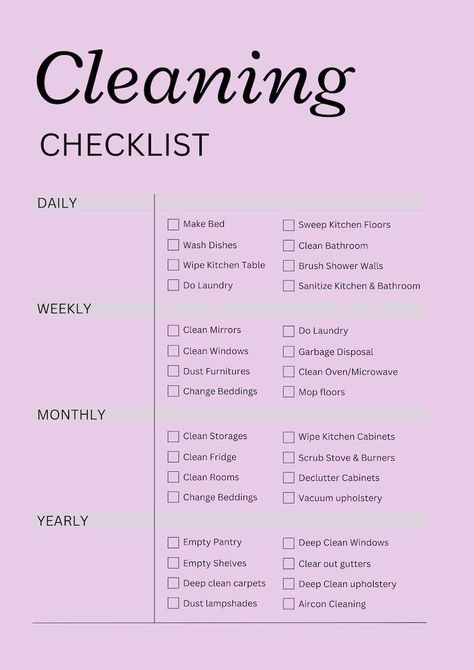 Cleaning List and Weekly Chore Chart - Etsy #a #The #a #Ultimate #Home #for #Cleaning #Guide #to #Schedule #Home #Creating #Creating #Tidy #Motivation House Schedule, Weekly Chore Chart, Comfy Room, Daily Cleaning Checklist, Cleaning Schedules, Weekly Chore Charts, Deep Cleaning Checklist, Cleaning Inspiration, Weekly Chores