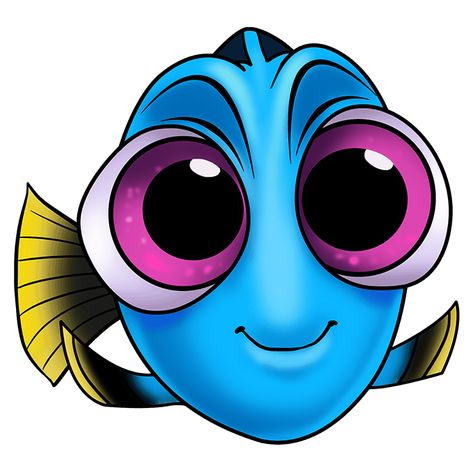 How to Draw Baby Dory from Finding Dory - Really Easy Drawing Tutorial Dory Drawing, Finding Nemo Characters, Baby Dory, Baby Disney Characters, Disney Character Drawings, Disney Character Drawing, Disney Drawings Sketches, Cute Disney Drawings, Easy Drawing Tutorial