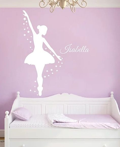 Lilac Room Ideas, Ballerina Quotes, Lilac Room, Ballet Room, Ballerina Room, Ballet Decor, Girls Bedroom Wallpaper, Ballerina Girl