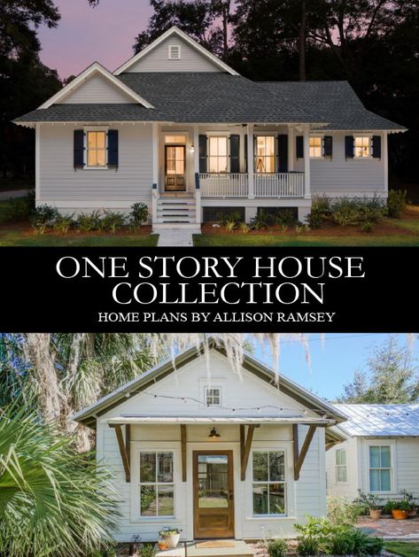 Plan Books from Allison Ramsey Architects Allison Ramsey House Plans One Story, Allison Ramsey House Plans, Four Bedroom House Plans, One Story House, Greek Revival Home, Allison Ramsey, Coastal House Plans, House Plans One Story, Single Story Homes