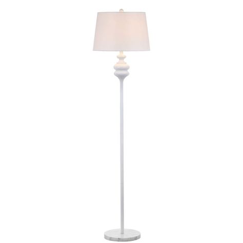 SAFAVIEH Lighting 68-inch Torc White Floor Lamp - 17"x17"x67.5" - Bed Bath & Beyond - 14429092 Nursery Floor Lamp, Lighting Floor Lamp, Woodland Bedroom, Lamp Tall, Classic Floor Lamps, Floor Lamp White, Velvet Upholstered Bed, Nursery Lighting, Nursery Lamp