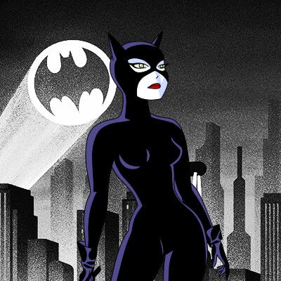 Catwoman Pfp, Fancy Background, Batman Girl, Gotham Girls, Bruce Timm, Frank Miller, Batman And Catwoman, Cat Woman, Model Sheet