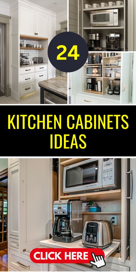 Top 24 Kitchen Cabinets Ideas - Inspire Your 2024 Home Redesign - placeideal.com Kitchen Cabinet Configuration Ideas, Narrow Kitchen Makeover, Kitchen Counter Cabinets, Top Kitchen Cabinets Ideas, Kitchen Innovative Ideas, Specialty Kitchen Cabinets, Kitchen Renovation Must Haves, Kitchen Cabinets Hacks, Functional Kitchen Cabinets