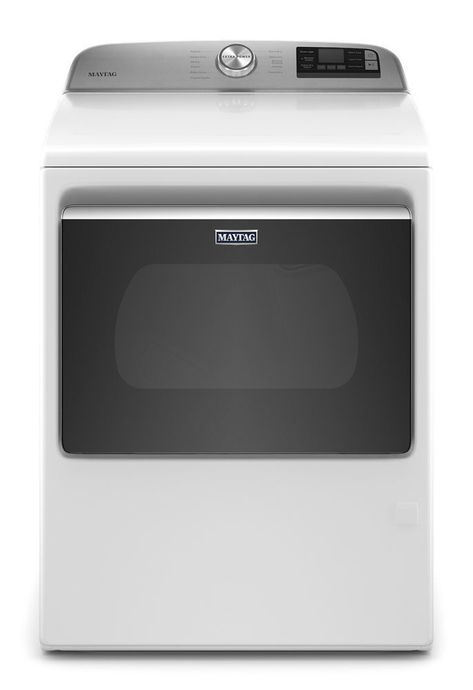 MGD6230HW Maytag Smart Capable Top Load Gas Dryer with Extra Power Button - 7.4 cu. ft. WHITE - Schaefer's Maytag Washer And Dryer, Undercounter Refrigerator, Fridge Top, Beverage Centers, Gas Dryer, Outdoor Refrigerator, Washer Dryer Combo, How To Get Thick, Warming Drawer