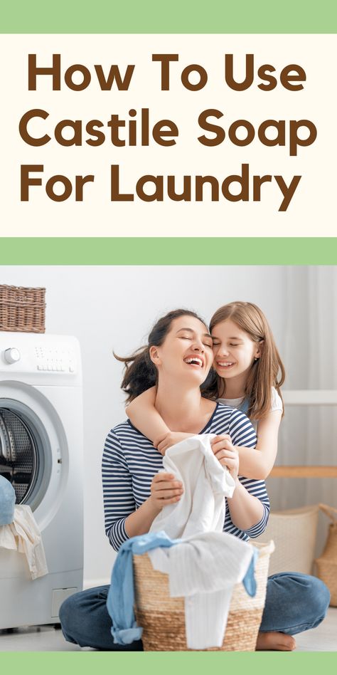 How to use Castile soap for the laundry.  Cost effective and eco-friendly detergent option. Castile Soap Laundry Detergent, Laundry Tips And Tricks, Essential Oils For Laundry, Green Roots, Eco Friendly Laundry, Pure Castile Soap, Laundry Tips, Natural Cleaning, Castile Soap