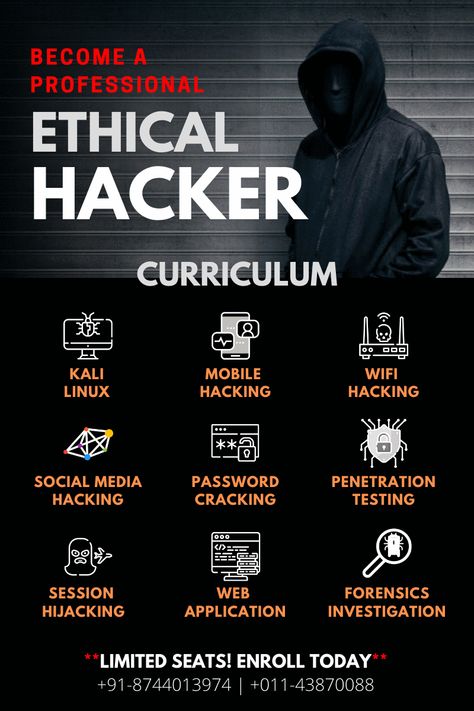 Cyber Security Training Courses - International College For Security Studies IT Cyber security training courses with programming languages in Lucknow and Delhi. Cybersecurity Infographic, Computer Science Lessons, Bug Bounty, Learn Hacking, Basic Computer Programming, Computer Science Programming, Hacking Books, Netflix Codes, Data Science Learning