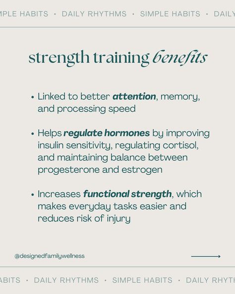 Do you get daily movement? Before you feel bad because you haven’t been to the gym in a while, let me clarify that daily movement does NOT have to be an intense workout class at the gym. Movement can look different for everybody, and while there are certainly specific benefits you can get from strength training, walking, etc. - I ultimately encourage you to move in a way that you truly enjoy! Movement should make you feel GOOD. Here are some benefits from moving our bodies regularly: 💪... Working Out Benefits, Strength Training Benefits, Daily Movement, How To Regulate Hormones, Fitness Motivation Quotes, Intense Workout, At The Gym, Move In, Motivation Quotes