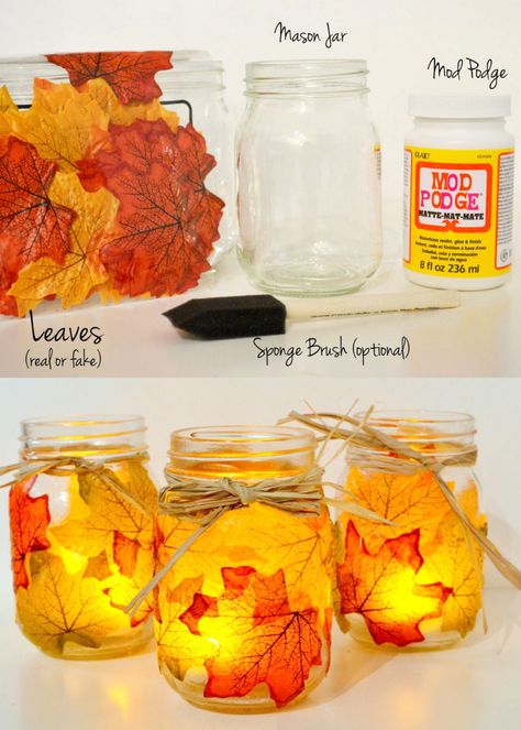 Fall Leaf Crafts, Høstaktiviteter For Barn, Veselý Halloween, Crafts Easy Diy, Autumn Leaves Craft, Leaf Projects, Diy Leaves, Fall Art Projects, Deco Table Noel