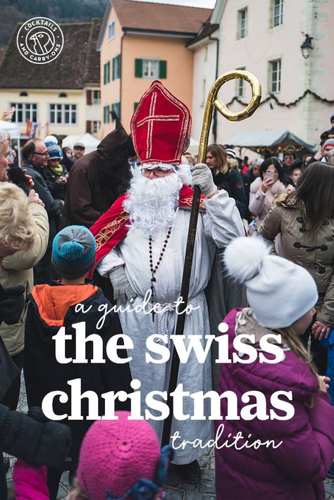 Switzerland Christmas Traditions, Swiss Christmas Traditions, Vacation Presentation, Swiss Traditions, Switzerland Countryside, Swiss Culture, Swiss Christmas, Switzerland Christmas, Homeschool Christmas