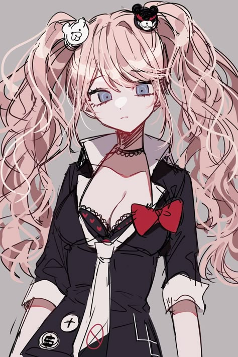 Naegi X Junko, Mukuro Ikusaba, Enoshima Junko, Danganronpa Junko, Danganronpa Art, Danganronpa V1, Danganronpa Fanart, Junko Enoshima, Danganronpa 1