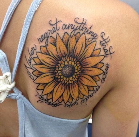 Tattoo Skin, Sunflower Tattoos, Sunflower Tattoo Design, Sunflower Tattoo, Time Tattoos, Tattoos For Daughters, Mom Tattoos, Dope Tattoos, Couple Tattoos