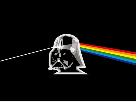 Darth Side of the Moon #starwars Darth Vader Dark Side, Darth Vader Funny, Pink Floyd Wallpaper, Darth Vader Wallpaper, Sf Wallpaper, Darth Vader Star Wars, Dark Vador, Dark Side Star Wars, Dark Side Of The Moon