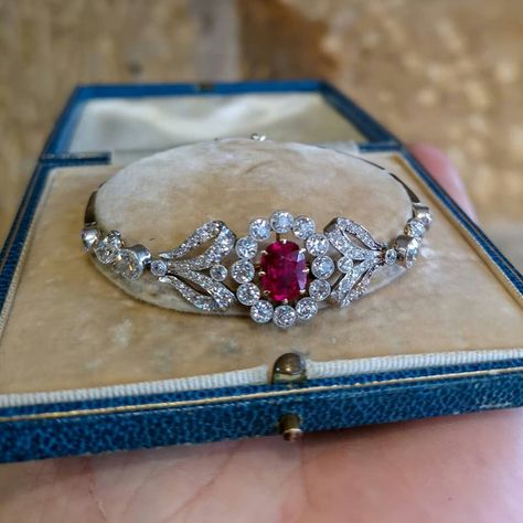 Bella Epoque, Ruby Diamond Bracelet, The Bling Ring, Ruby Bracelet, Bracelet Diamond, Vintage Fine Jewelry, Royal Jewels, Ruby Jewelry, Victorian Jewelry