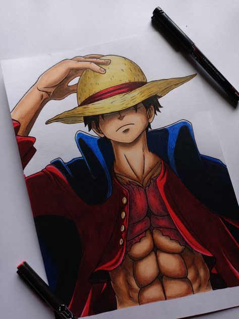 One Piece Luffy Drawing, Luffy Drawing Sketch, Luffy Sketch, Luffy Drawing, Anime Gangster, Realistic Sketch, Naruto Sketch Drawing, Coil Pots, Naruto Sketch