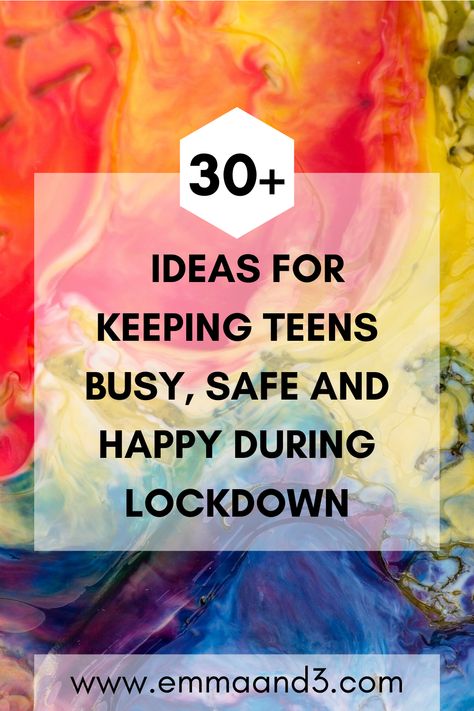 Keeping Teens Busy, Safe and Happy During Lockdown is challenging and I have put together a list of over 30 different lockdown activities for teenagers is self isolation. Teenage Activities, Activities For Teenagers, Parenting Teenagers, Boredom Busters, Learning Courses, Teen Quotes, Strange Things, Holiday Planning, Title Card