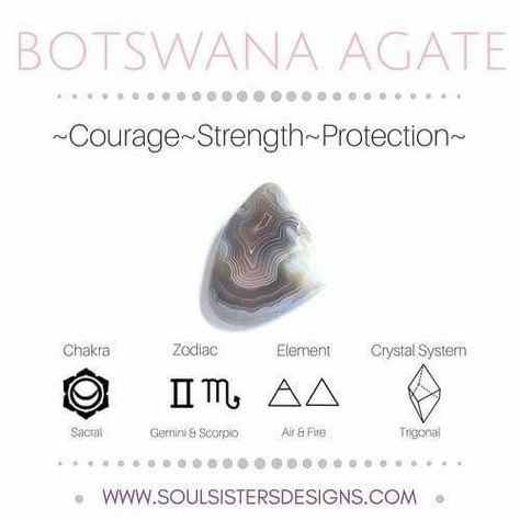 Botswana Agate Crystals&Stones Rocks &Bones BOS Gemini And Scorpio, Crystal Seashells, Crystal Healing Chart, Agate Meaning, Crystal Lattice, Zodiac Elements, Crystal System, Metaphysical Healing, Crystals Healing Properties