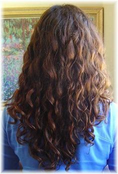 Hair ideas on Pinterest | Curly Bob, Curly Hair and Curly Bob ... Long Layered Curly Hair, Long Curly Haircuts, Layered Curly Hair, Really Long Hair, Natural Wavy Hair, Permed Hairstyles, Cut My Hair, Long Blonde Hair, Curly Hair Cuts