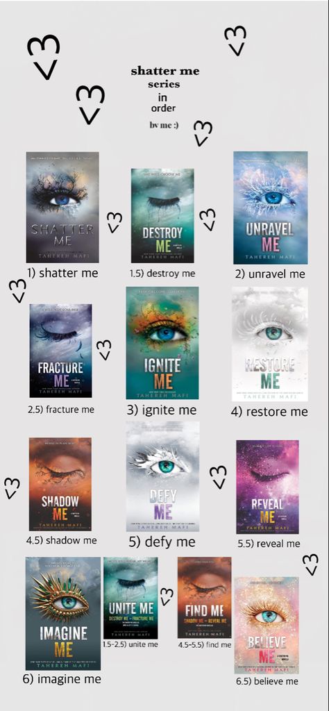 Shatter Me Series In Order With Novellas, Order Of Shatter Me Series, Shatter Me Reading Order, Shatter Me Series In Order, Shatter Me Book Series, Shatter Me Book, Best Books For Teens, Book List Must Read, Drawstring Sleeve