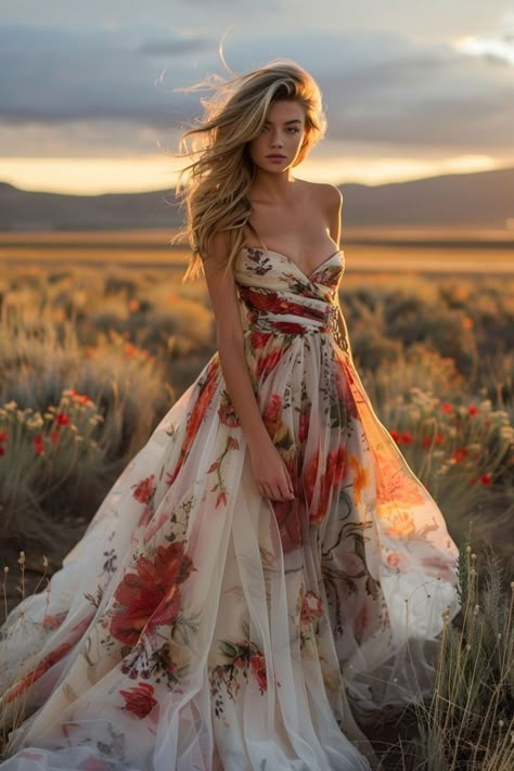 Flowy Outfits, Ethereal Gowns, Flowery Dresses, Dream Wedding Ideas Dresses, Flowing Dresses, Best Dresses, Fashion Attire, Gala Dresses, Glam Dresses