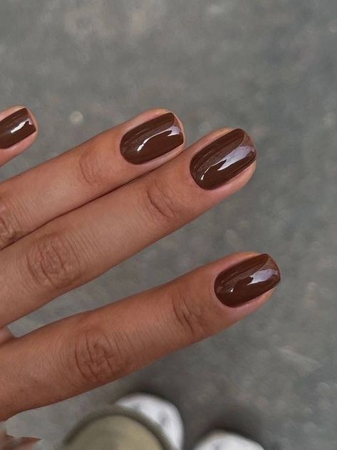 Kutek Disney, Smink Inspiration, Casual Nails, Makijaż Smokey Eye, Cute Gel Nails, Manicure Ideas, Brown Nails, Classy Nails, Fire Nails