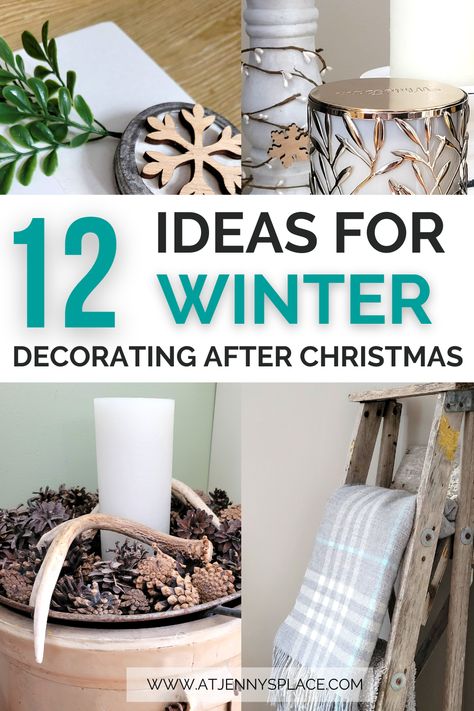 The holidays are over, but that doesn't mean the fun has to stop! Here are some simple ideas for how to decorate for winter after Christmas. Let's keep the winter wonderland vibe going strong all season long. With just a few easy changes, your home can feel fresh and festive even after Christmas is done. How To Decorate After Christmas Is Over, After Christmas Decorating, Winter Decorating After Christmas, Decorating For Winter After Christmas, After Christmas Decorating Ideas, How To Decorate After Christmas, Decorating After Christmas, Decorate After Christmas, Winter Decor Ideas For The Home