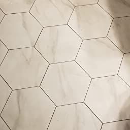 Luxury Vinyl Tile Bathroom Hexagon, Hexagon Vinyl Flooring Bathroom, Smartcore Vinyl Flooring, Hexagon Vinyl Flooring, Luxury Vinyl Tile Bathroom, Hexagon Flooring, Vinyl Tile Bathroom, Hexagon Tile Bathroom Floor, Hexagon Tile Bathroom