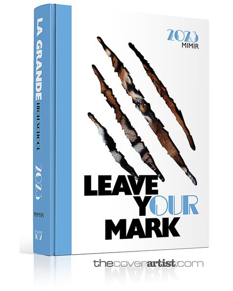 "Leave Your Mark" - La Grande High School - La Grande, OR  Even if you’re not ready for a cover appointment, book one for your future self! Fall dates are very limited and won’t last long. You’ll be glad you reserved your spot.  http://www.thecoverartist.com/contact  ***  #YearbookIdeas  *Actual cover may differ from one presented here. I’m just a consultant.  #YBK #Yearbook #YearbookCover #YearbookTheme #YearbookIdea #BookCover #CoverDesign #Bookstagram #GraphicDesign #AdobeIllustrator Mark Yearbook, Yearbook Covers Design, Yearbook Cover, Leave Your Mark, Yearbook Covers, Yearbook Themes, Yearbook Ideas, Fall Dates, Yearbook Design